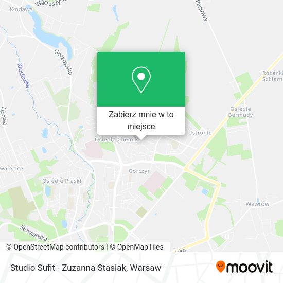 Mapa Studio Sufit - Zuzanna Stasiak