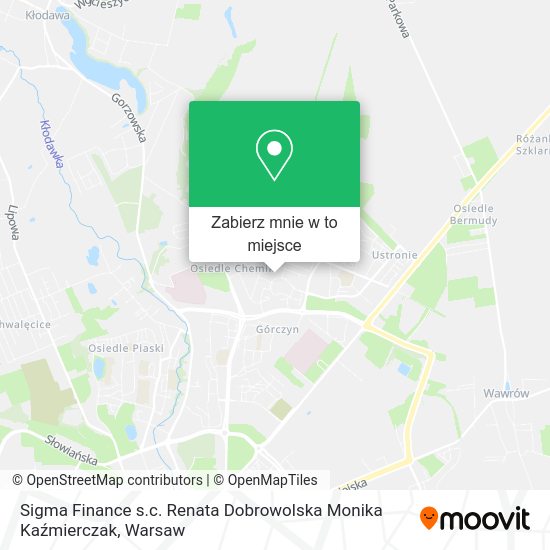 Mapa Sigma Finance s.c. Renata Dobrowolska Monika Kaźmierczak