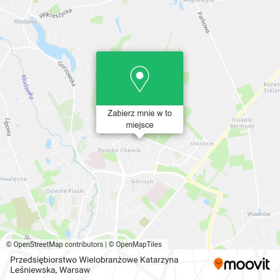 Mapa Przedsiębiorstwo Wielobranżowe Katarzyna Leśniewska