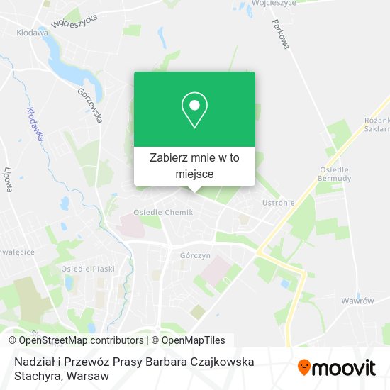 Mapa Nadział i Przewóz Prasy Barbara Czajkowska Stachyra