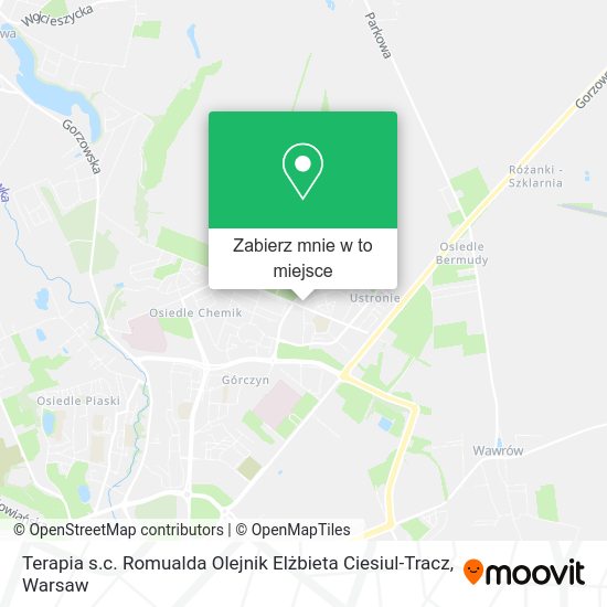 Mapa Terapia s.c. Romualda Olejnik Elżbieta Ciesiul-Tracz