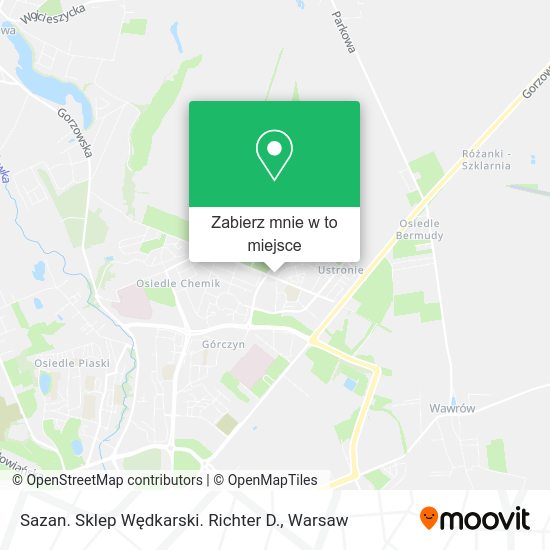 Mapa Sazan. Sklep Wędkarski. Richter D.