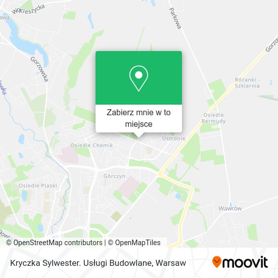 Mapa Kryczka Sylwester. Usługi Budowlane