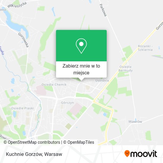 Mapa Kuchnie Gorzów