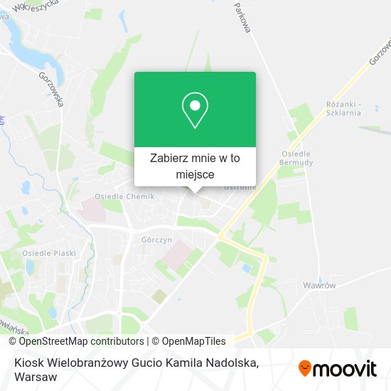 Mapa Kiosk Wielobranżowy Gucio Kamila Nadolska