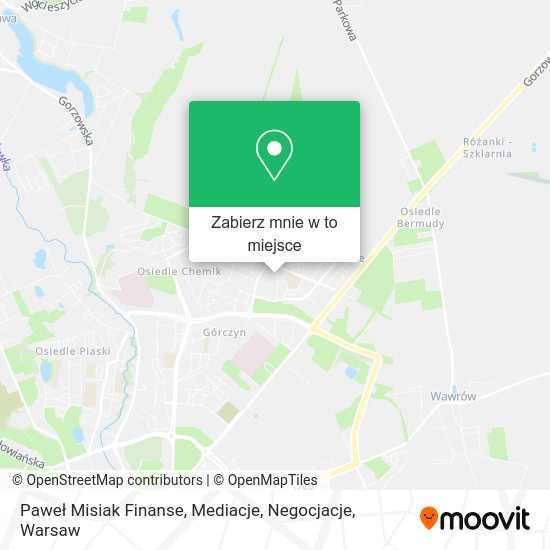 Mapa Paweł Misiak Finanse, Mediacje, Negocjacje