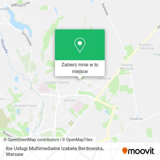 Mapa Ibe Usługi Multimedialne Izabela Berdowska