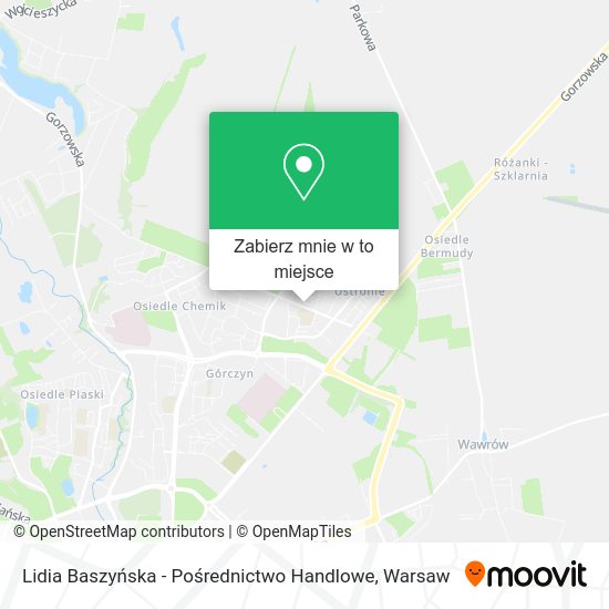 Mapa Lidia Baszyńska - Pośrednictwo Handlowe