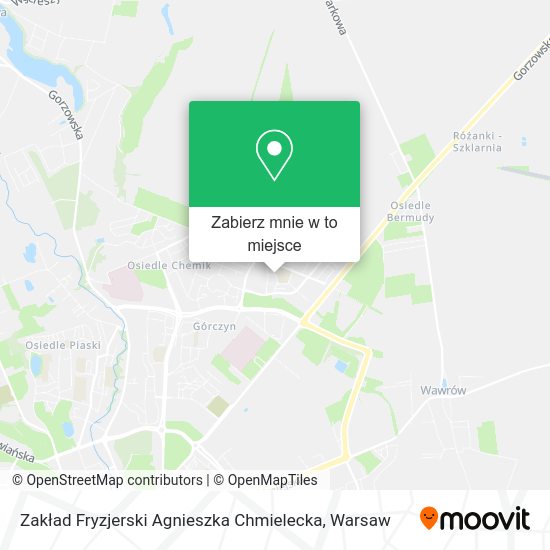 Mapa Zakład Fryzjerski Agnieszka Chmielecka