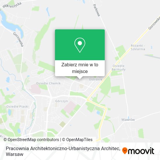 Mapa Pracownia Architektoniczno-Urbanistyczna Architec