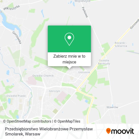 Mapa Przedsiębiorstwo Wielobranżowe Przemysław Smolarek