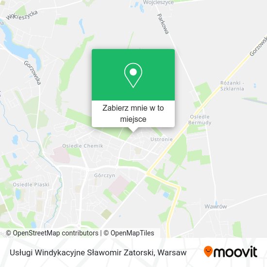 Mapa Usługi Windykacyjne Sławomir Zatorski