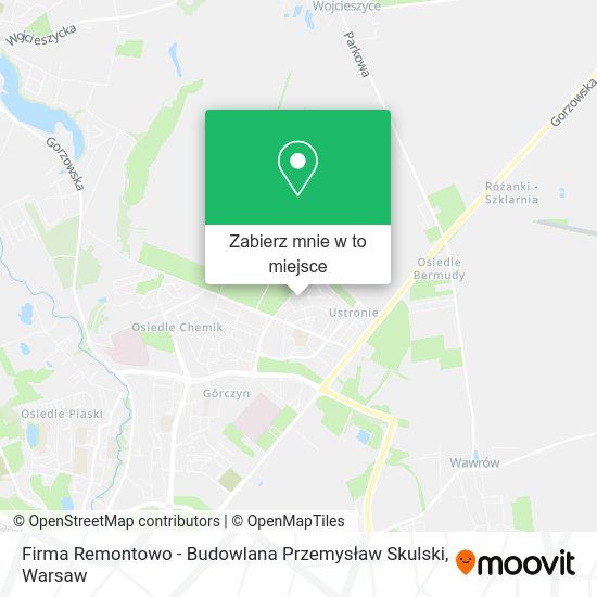 Mapa Firma Remontowo - Budowlana Przemysław Skulski