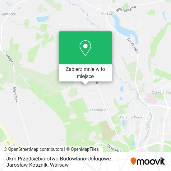 Mapa Jkm Przedsiębiorstwo Budowlano-Usługowe Jarosław Kosznik