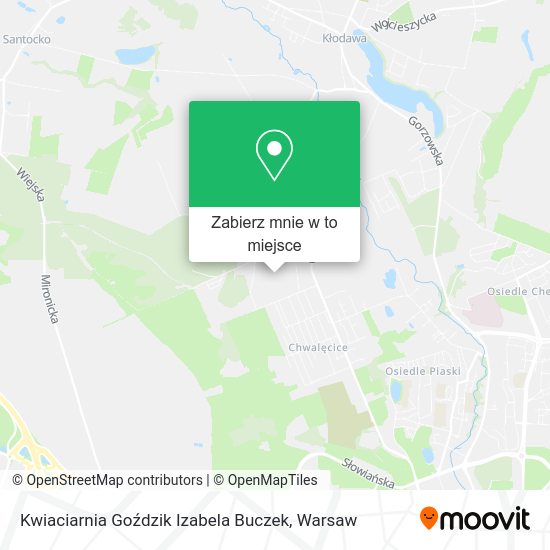 Mapa Kwiaciarnia Goździk Izabela Buczek