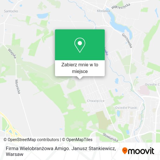 Mapa Firma Wielobranżowa Amigo. Janusz Stankiewicz