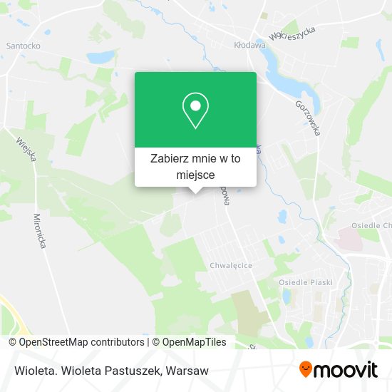 Mapa Wioleta. Wioleta Pastuszek