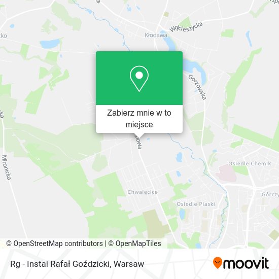 Mapa Rg - Instal Rafał Goździcki