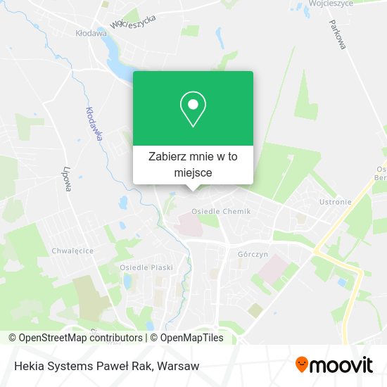 Mapa Hekia Systems Paweł Rak