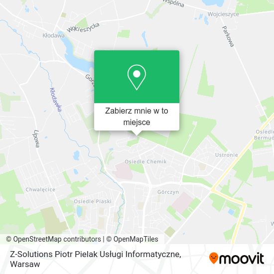 Mapa Z-Solutions Piotr Pielak Usługi Informatyczne