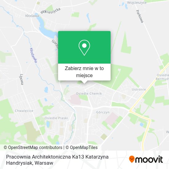 Mapa Pracownia Architektoniczna Ka13 Katarzyna Handrysiak