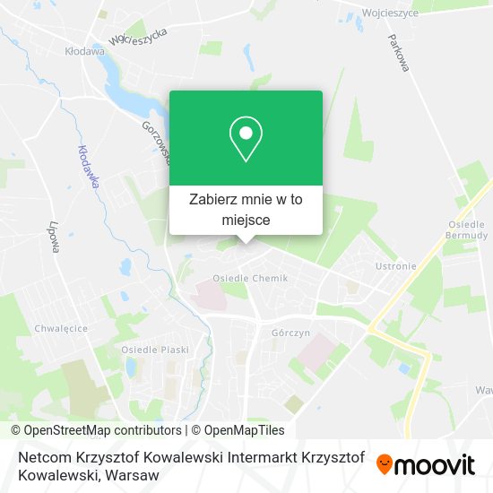 Mapa Netcom Krzysztof Kowalewski Intermarkt Krzysztof Kowalewski