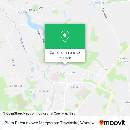 Mapa Biuro Rachunkowe Małgorzata Trawińska