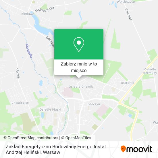 Mapa Zakład Energetyczno Budowlany Energo Instal Andrzej Heliński