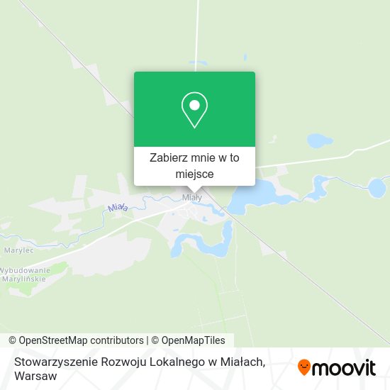 Mapa Stowarzyszenie Rozwoju Lokalnego w Miałach