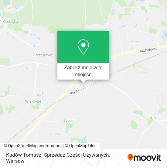 Mapa Kadów Tomasz. Sprzedaż Części Używanych