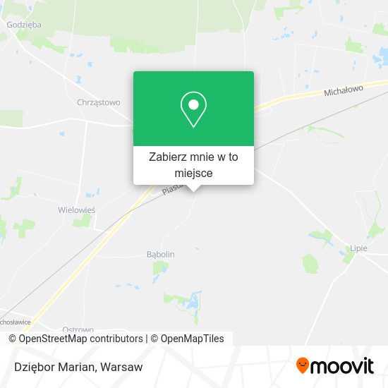 Mapa Dziębor Marian