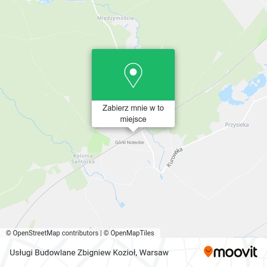 Mapa Usługi Budowlane Zbigniew Kozioł