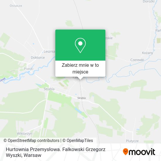 Mapa Hurtownia Przemysłowa. Falkowski Grzegorz Wyszki