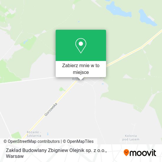 Mapa Zakład Budowlany Zbigniew Olejnik sp. z o.o.