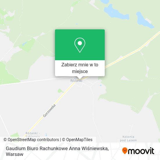 Mapa Gaudium Biuro Rachunkowe Anna Wiśniewska