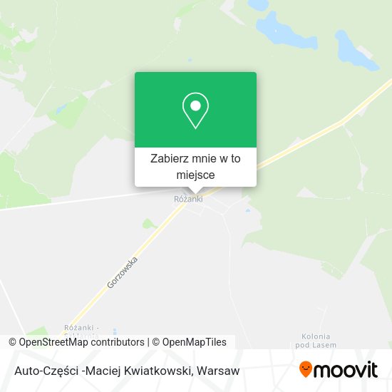 Mapa Auto-Części -Maciej Kwiatkowski