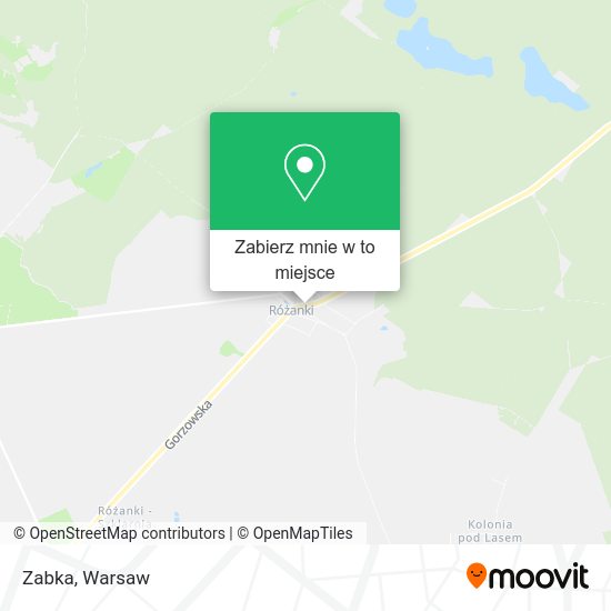 Mapa Zabka