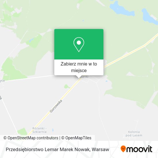 Mapa Przedsiębiorstwo Lemar Marek Nowak