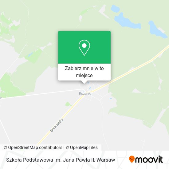 Mapa Szkoła Podstawowa im. Jana Pawła II