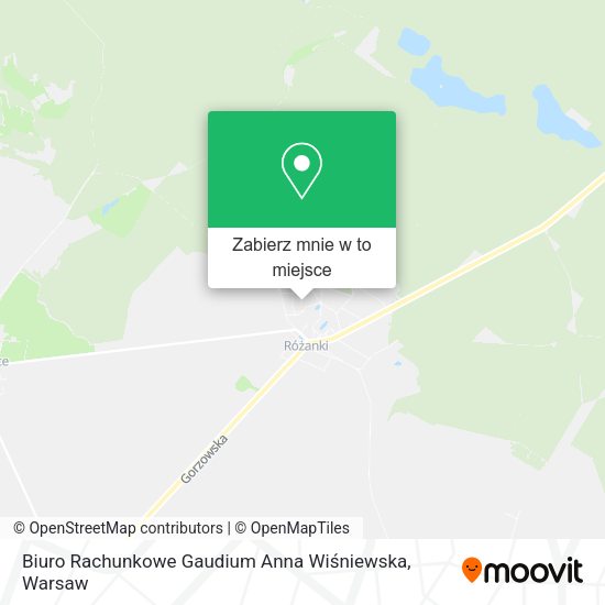 Mapa Biuro Rachunkowe Gaudium Anna Wiśniewska