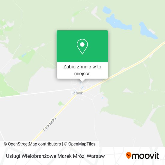 Mapa Usługi Wielobranżowe Marek Mróz