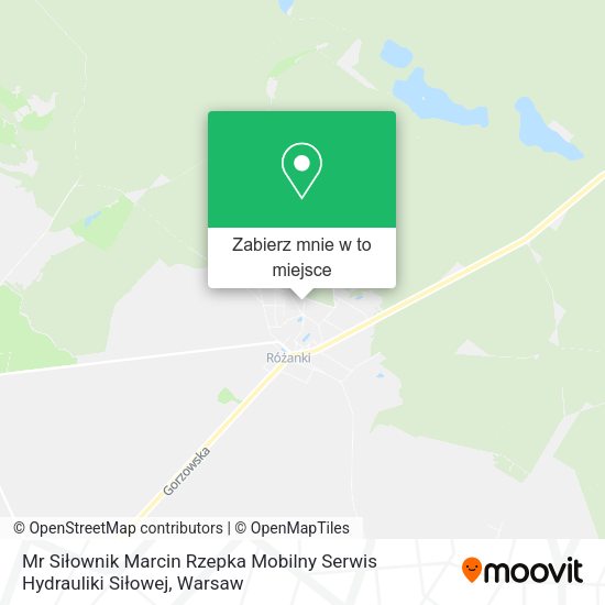 Mapa Mr Siłownik Marcin Rzepka Mobilny Serwis Hydrauliki Siłowej