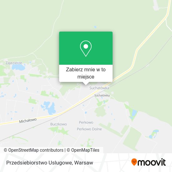 Mapa Przedsiebiorstwo Uslugowe