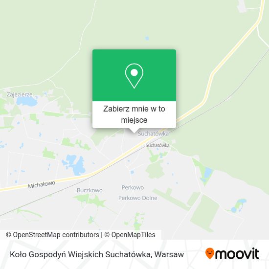 Mapa Koło Gospodyń Wiejskich Suchatówka