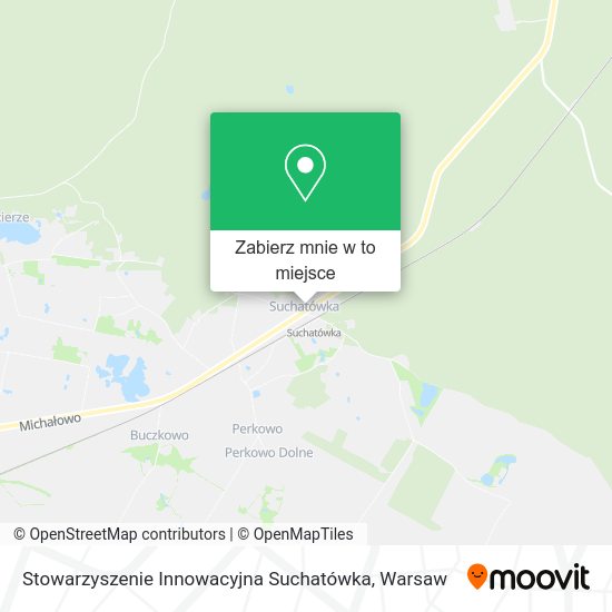 Mapa Stowarzyszenie Innowacyjna Suchatówka