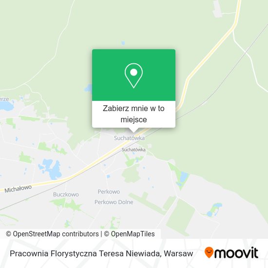 Mapa Pracownia Florystyczna Teresa Niewiada