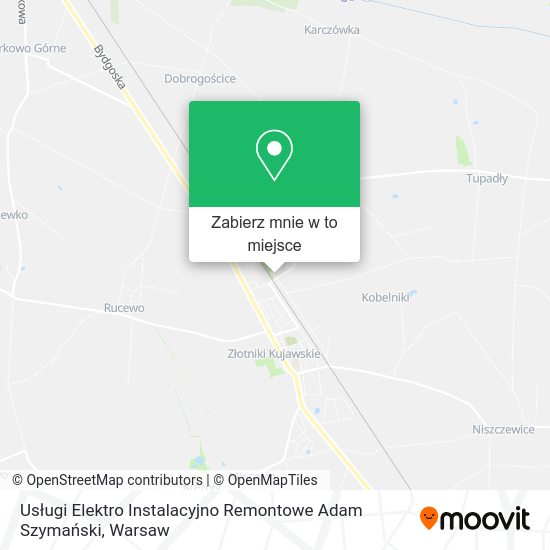 Mapa Usługi Elektro Instalacyjno Remontowe Adam Szymański