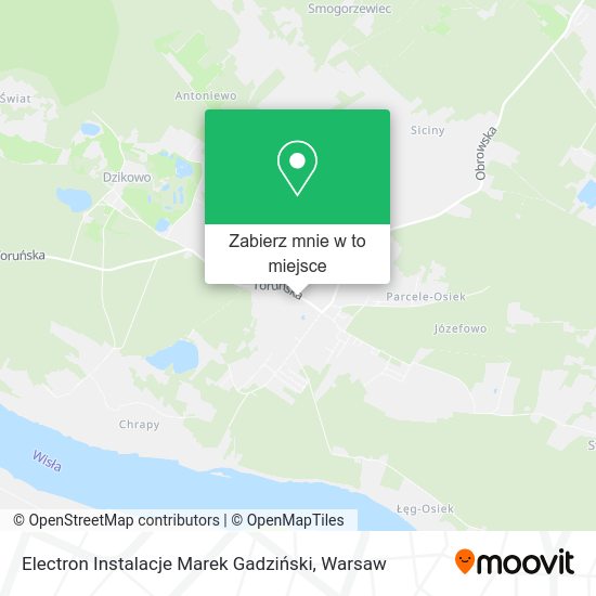 Mapa Electron Instalacje Marek Gadziński