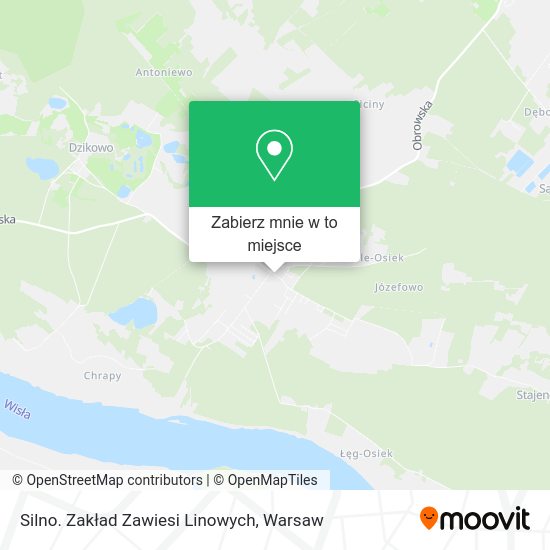 Mapa Silno. Zakład Zawiesi Linowych