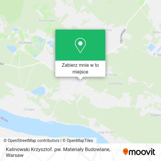 Mapa Kalinowski Krzysztof. pw. Materiały Budowlane